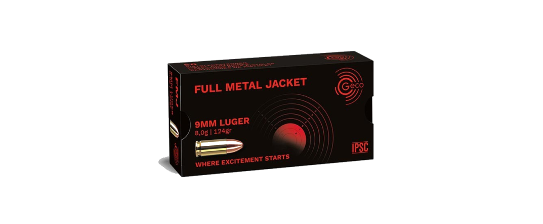 Amunicja Geco 9mm LUGER FMJ 8,0g