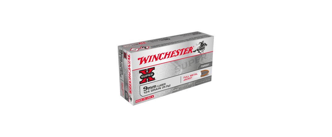 Amunicja Winchester Super X  9x19 FMJ 8g