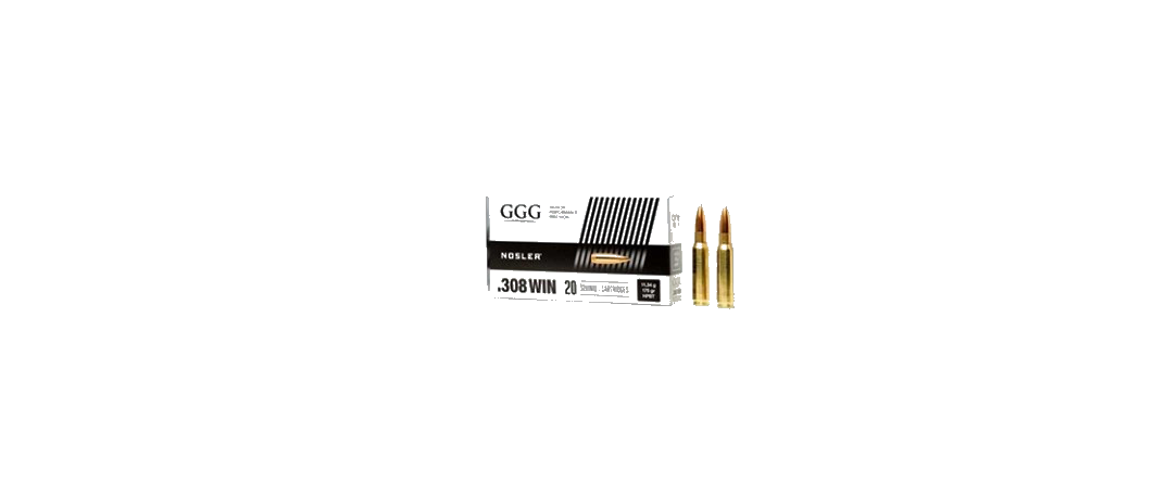 Amunicja 308 Win GGG HPBT 11,3g/175grs Nosler
