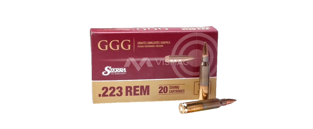 Amunicja 223 Rem GGG HPBT 4,47g/68grs Sierra