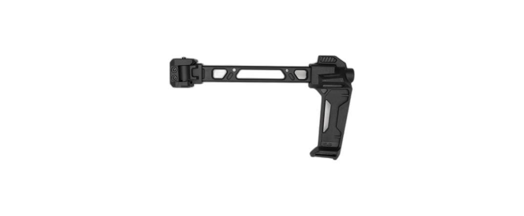 Kolba składana typu PDW Strike Folding Adapter Montaż Picatinny Aluminiowa Czarna Strike Industries SI-FSA-DUAL