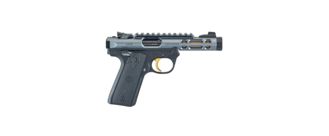 Pistolet Ruger Mark IV 22/45 Lite Gray/Gold mod. 43934 - kal. 22LR - Brak na stanie