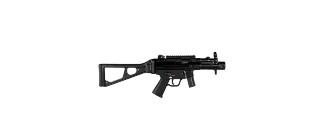 Pistolet samopowtarzalny H&K SP5K kal. 9x19 - ze składaną kolbą