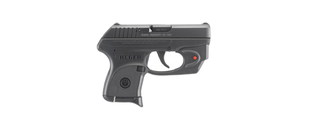 Pistolet Ruger LCP z laserowym wskaźnikiem Viridian  mod. 03752 - kal. 9x17/.380Auto/9Brow.