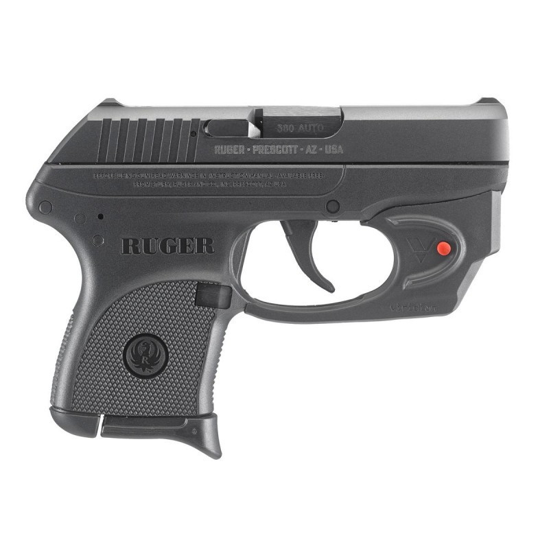 Pistolet Ruger LCP z laserowym wskaźnikiem Viridian  mod. 03752 - kal. 9x17/.380Auto/9Brow.