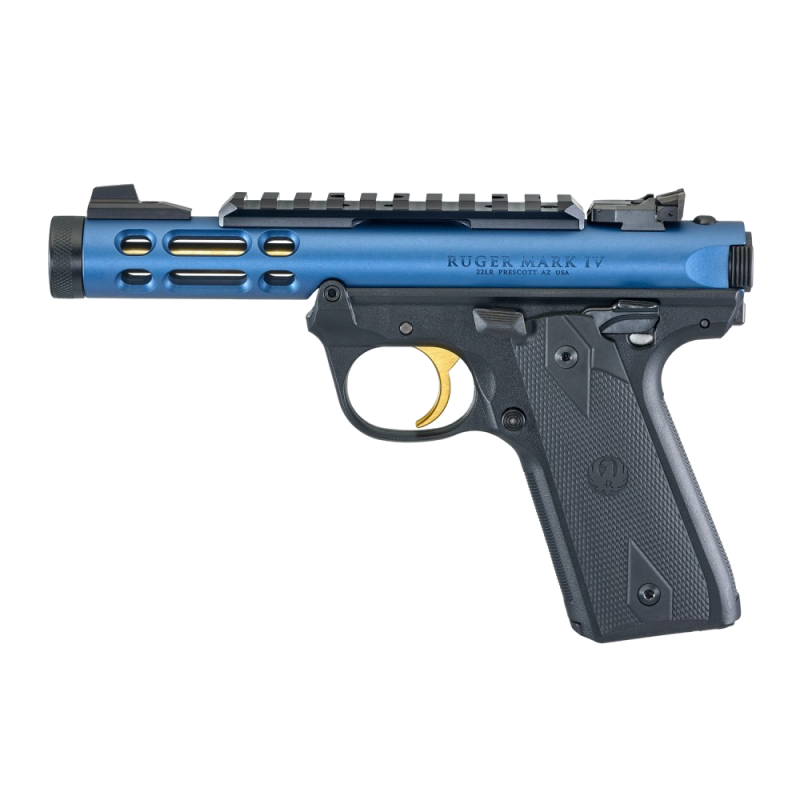 Pistolet Ruger Mark IV 22/45 Lite Blue/Gold mod. 43932 - kal. 22LR - brak na stanie