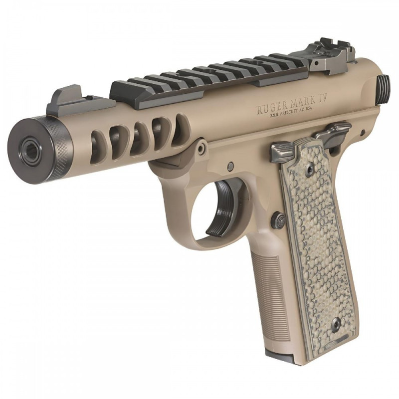 Pistolet Ruger Mark IV 22/45 Lite FDE mod. 43920 - kal. 22LR