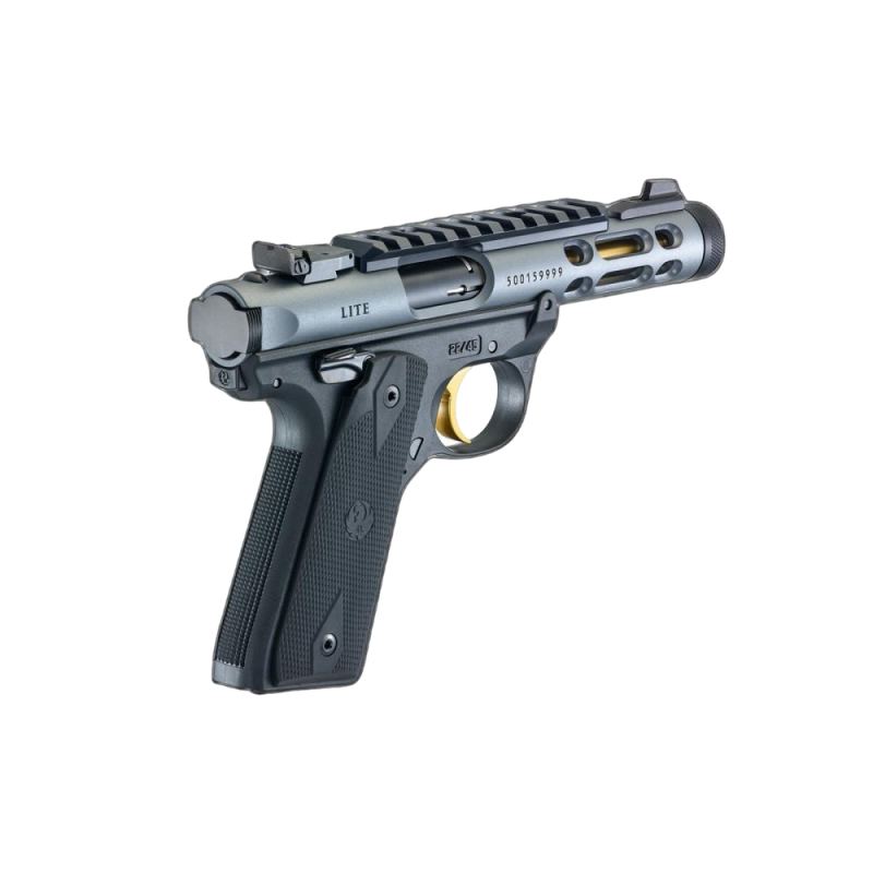 Pistolet Ruger Mark IV 22/45 Lite Gray/Gold mod. 43934 - kal. 22LR