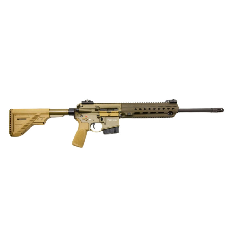 Karabinek samopowtarzalny Heckler & Koch MR223 A3 14,5'' lufa kal. 223Rem - Green Brown