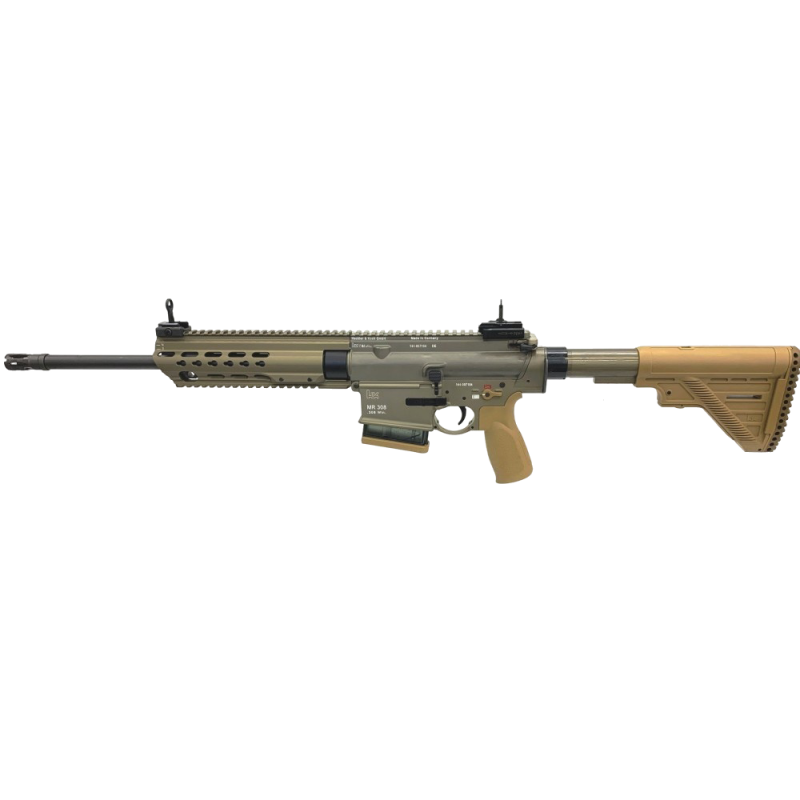 Karabinek samopowtarzalny Heckler & Koch MR223 A3 16,5'' lufa kal. 223Rem - Green Brown