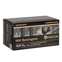 Amunicja Fiocchi .222 Rem. FMJHP 3,24g