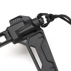 Kolba składana typu PDW Strike Folding Adapter Montaż Picatinny Aluminiowa Czarna Strike Industries SI-FSA-DUAL