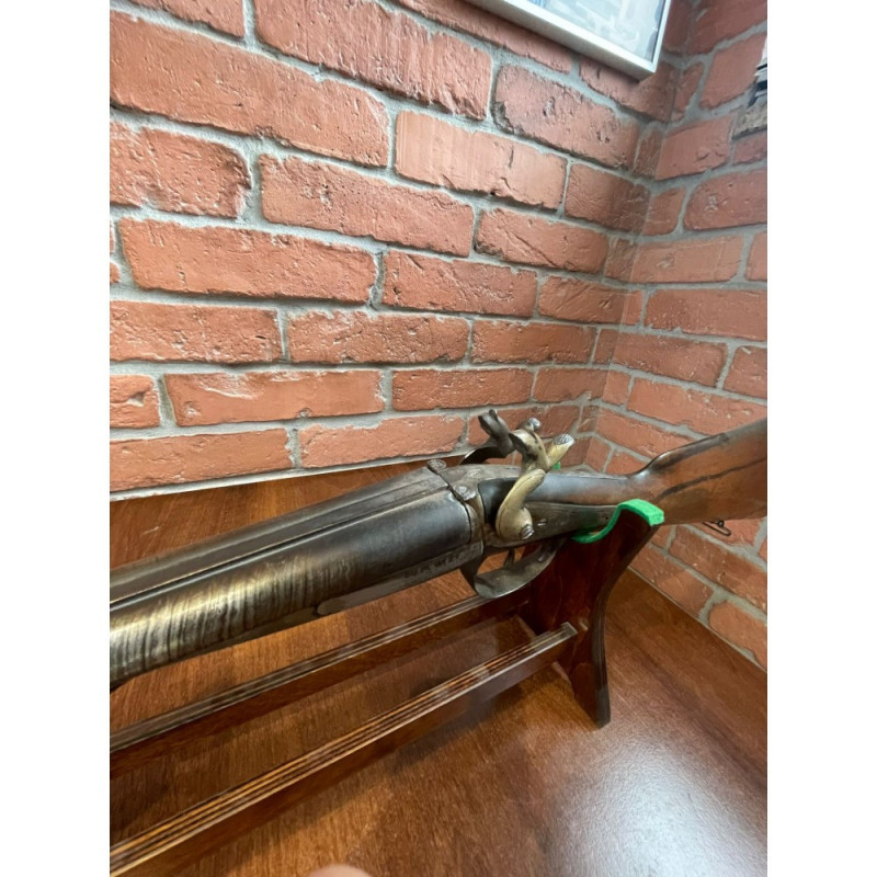 Broń PCU na bazie Strzelby horyzontalna systemu Lefaucheux z dźwierowaną lufą - pochodzenie ok. połowa XIX wieku
