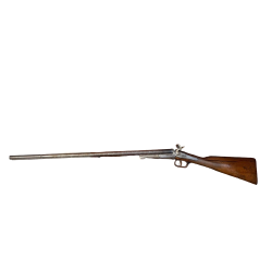 Broń PCU na bazie Strzelby horyzontalna systemu Lefaucheux z dźwierowaną lufą - pochodzenie ok. połowa XIX wieku
