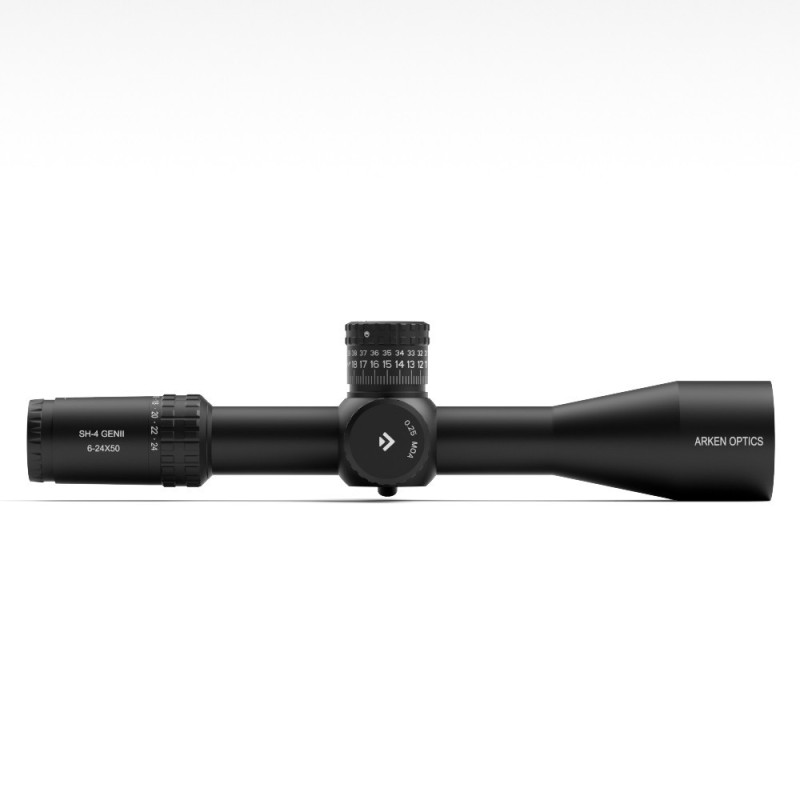 Luneta celownicza ARKEN SH4 6-24X50 GEN2 FFP MOA VPR Illuminated Reticle with Zero Stop  –  Tubus 34mm