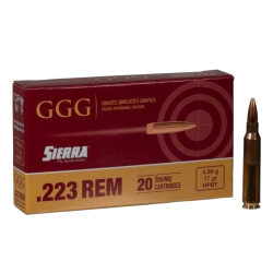 Amunicja 223 Rem GGG HPBT 4,99g/77grs Sierra