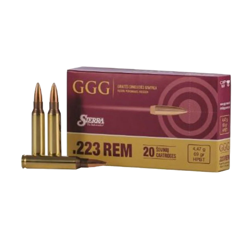Amunicja 223 Rem GGG HPBT 4,47g/69grs Sierra