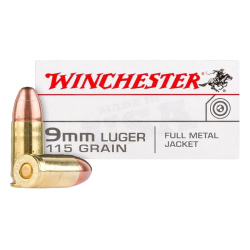 Amunicja Winchester 9x19 FMJ 7,5g
