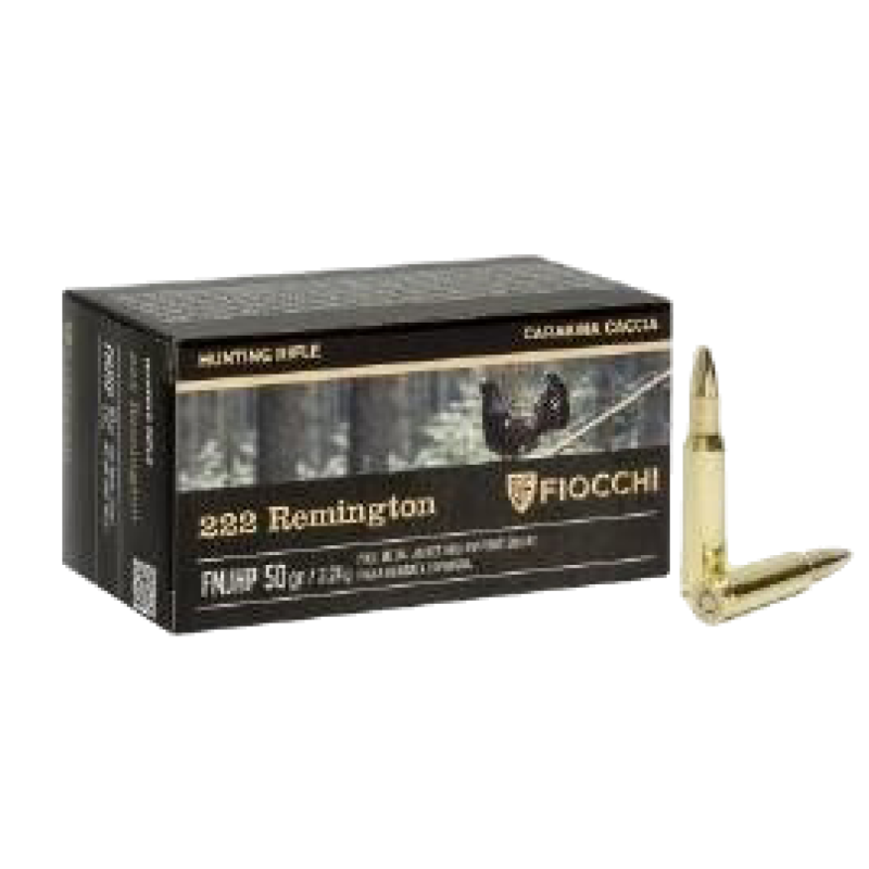 Amunicja Fiocchi .222 Rem. FMJHP 3,24g - brak na stanie