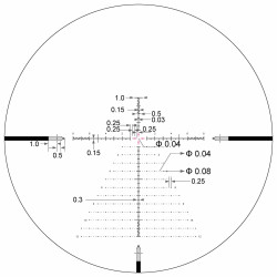 Luneta celownicza ARKEN EP5 5-25X56 FFP MIL VPR Reticle with Zero Stop –  Tubus 34mm