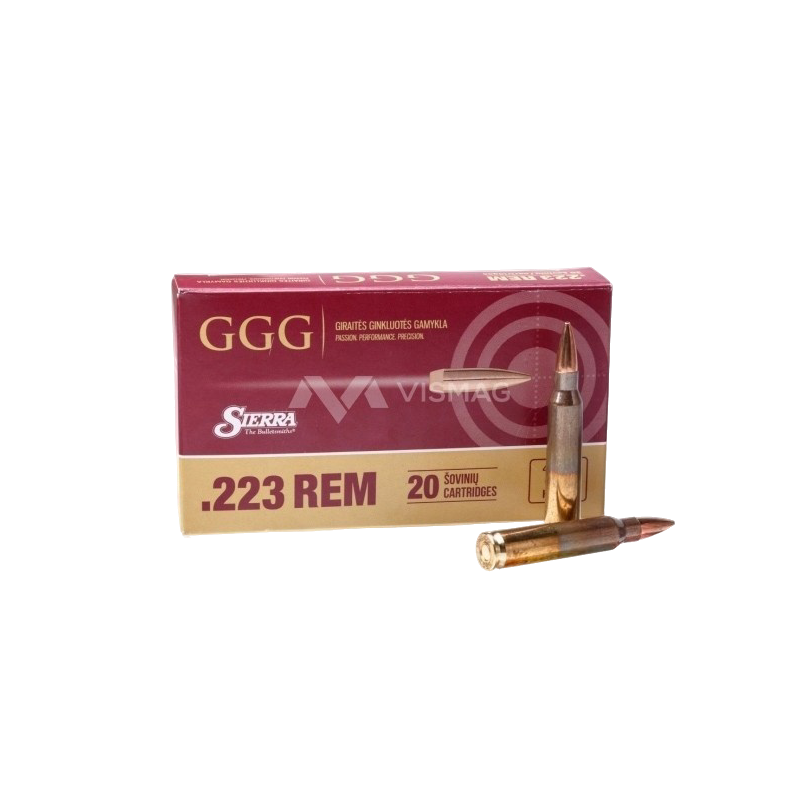 Amunicja 223 Rem GGG HPBT 4,47g/68grs Sierra