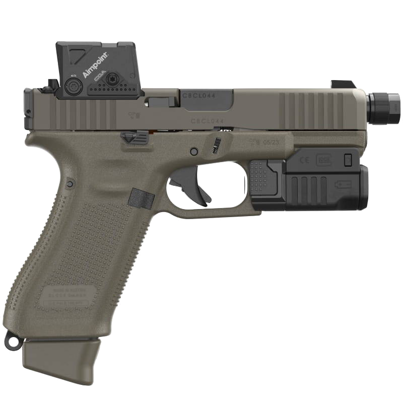 Pistolet samopowtarzalny  Glock 45 Hunter Combo A-CUT COA + GTLII - kal. 9x19