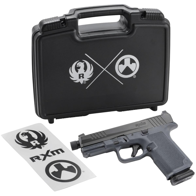 Pistolet samopowtarzalny Ruger RXM 4,5" - OR - TB - Grey mod. 19412 - kal. 9x19