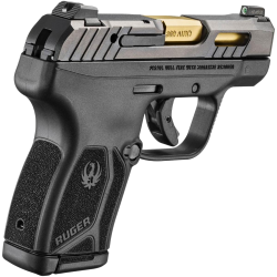 Pistolet Ruger LCP Max - Manual Safety - Gold / Black mod.13766 - kal. 9x17/.380Auto/9Brow