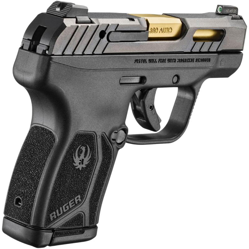 Pistolet Ruger LCP Max - Manual Safety - Gold / Black mod.13766 - kal. 9x17/.380Auto/9Brow