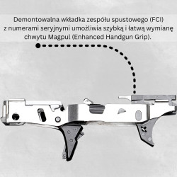 Pistolet samopowtarzalny Ruger RXM 4" - OR - Black mod. 19415 - kal. 9x19