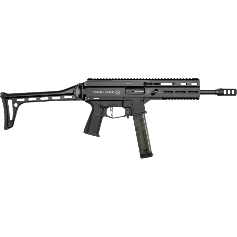 Pistolet samopowtarzalny Stribog SP45 A3 10" - Black - kal. 45ACP