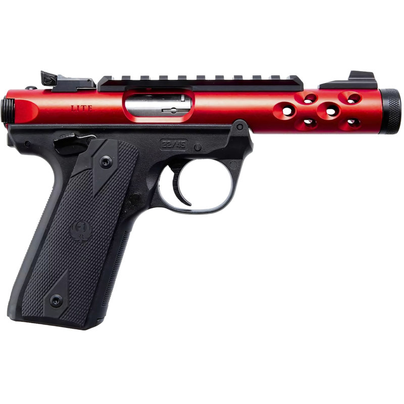 Pistolet samopowtarzalny bocznego zapłonu Ruger Mark IV 22/45 Lite Red mod. 43910 - kal. 22LR