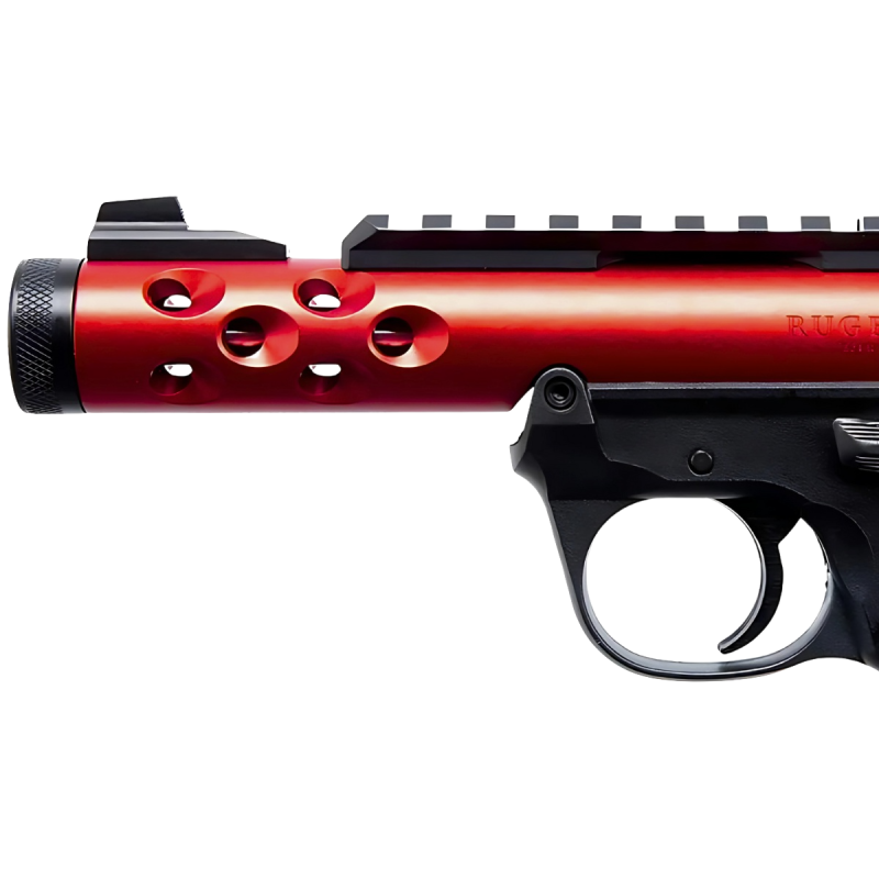 Pistolet samopowtarzalny bocznego zapłonu Ruger Mark IV 22/45 Lite Red mod. 43910 - kal. 22LR
