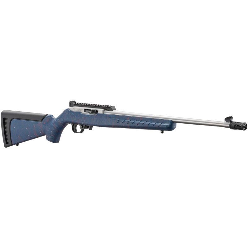 Karabinek samopowtarzalny Ruger 10/22 Stainless Steel - Liberty Blue Synthetic mod. 32039  - kal. 22LR
