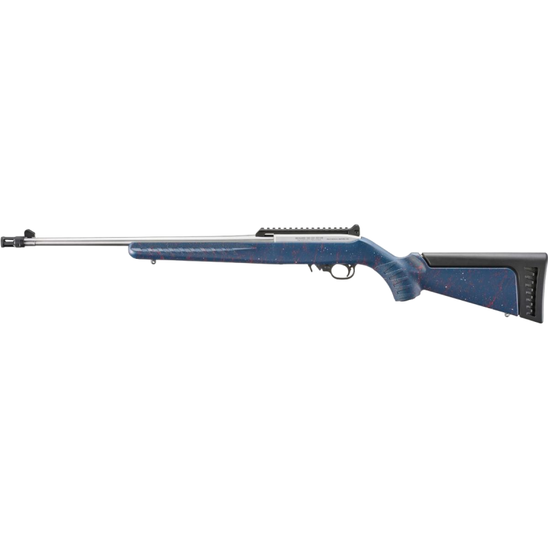 Karabinek samopowtarzalny Ruger 10/22 Stainless Steel - Liberty Blue Synthetic mod. 32039  - kal. 22LR