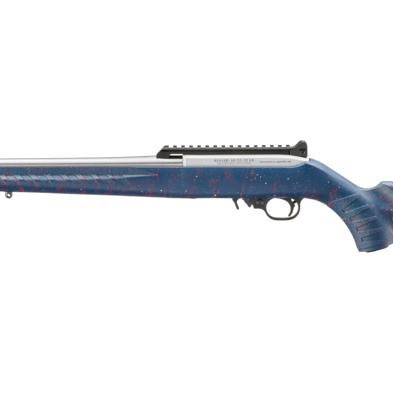 Karabinek samopowtarzalny Ruger 10/22 Stainless Steel - Liberty Blue Synthetic mod. 32039  - kal. 22LR
