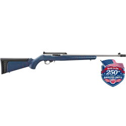 Karabinek samopowtarzalny Ruger 10/22 Stainless Steel - Liberty Blue Synthetic mod. 32039  - kal. 22LR