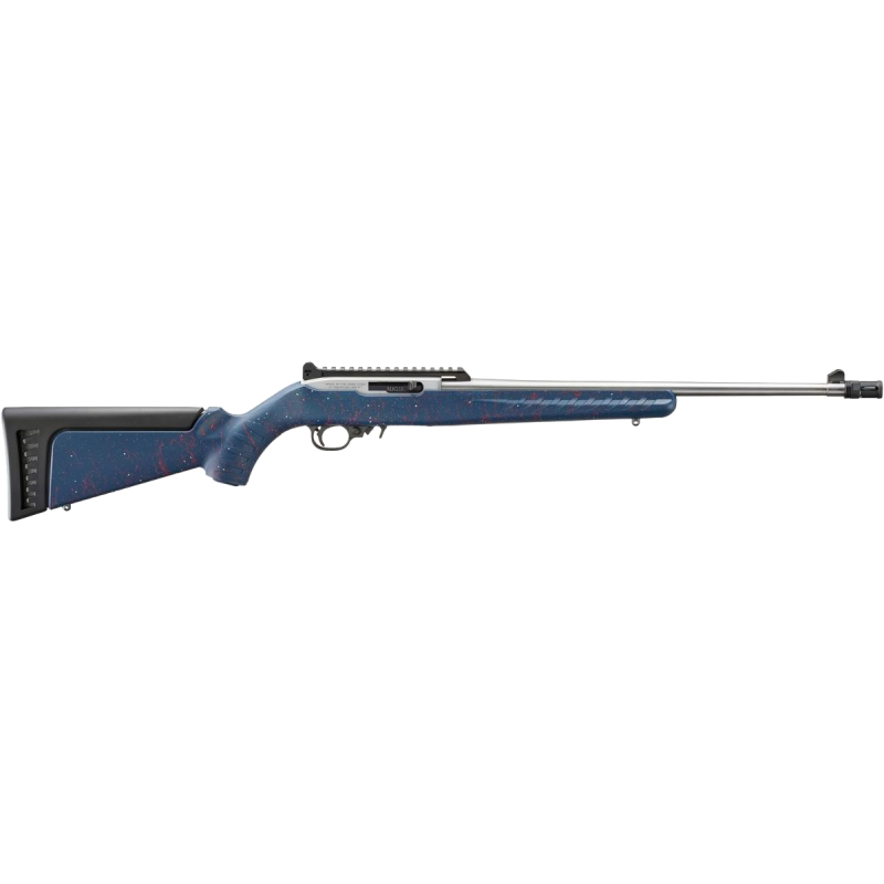 Karabinek samopowtarzalny Ruger 10/22 Stainless Steel - Liberty Blue Synthetic mod. 32039  - kal. 22LR