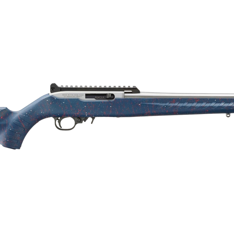Karabinek samopowtarzalny Ruger 10/22 Stainless Steel - Liberty Blue Synthetic mod. 32039  - kal. 22LR