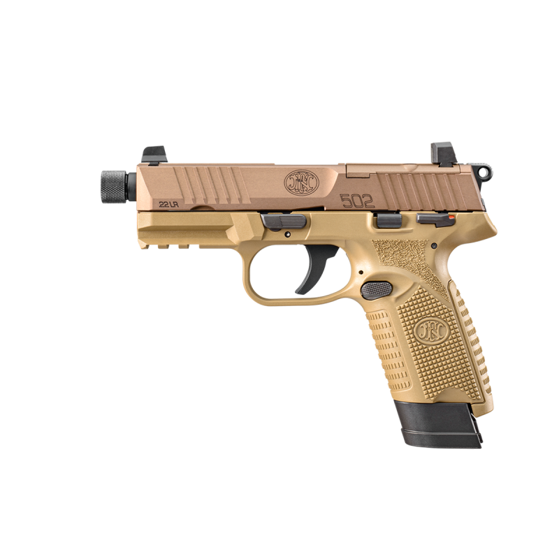 Pistolet samopowtarzalny bocznego zapłonu FN502 Tactical - kal. 22LR