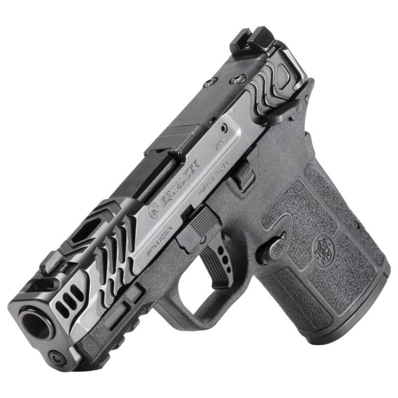 Pistolet samopowtarzalny Smith & Wesson Equalizer Carry Comp mod. 14411 - kal. 9x19 - Czarny